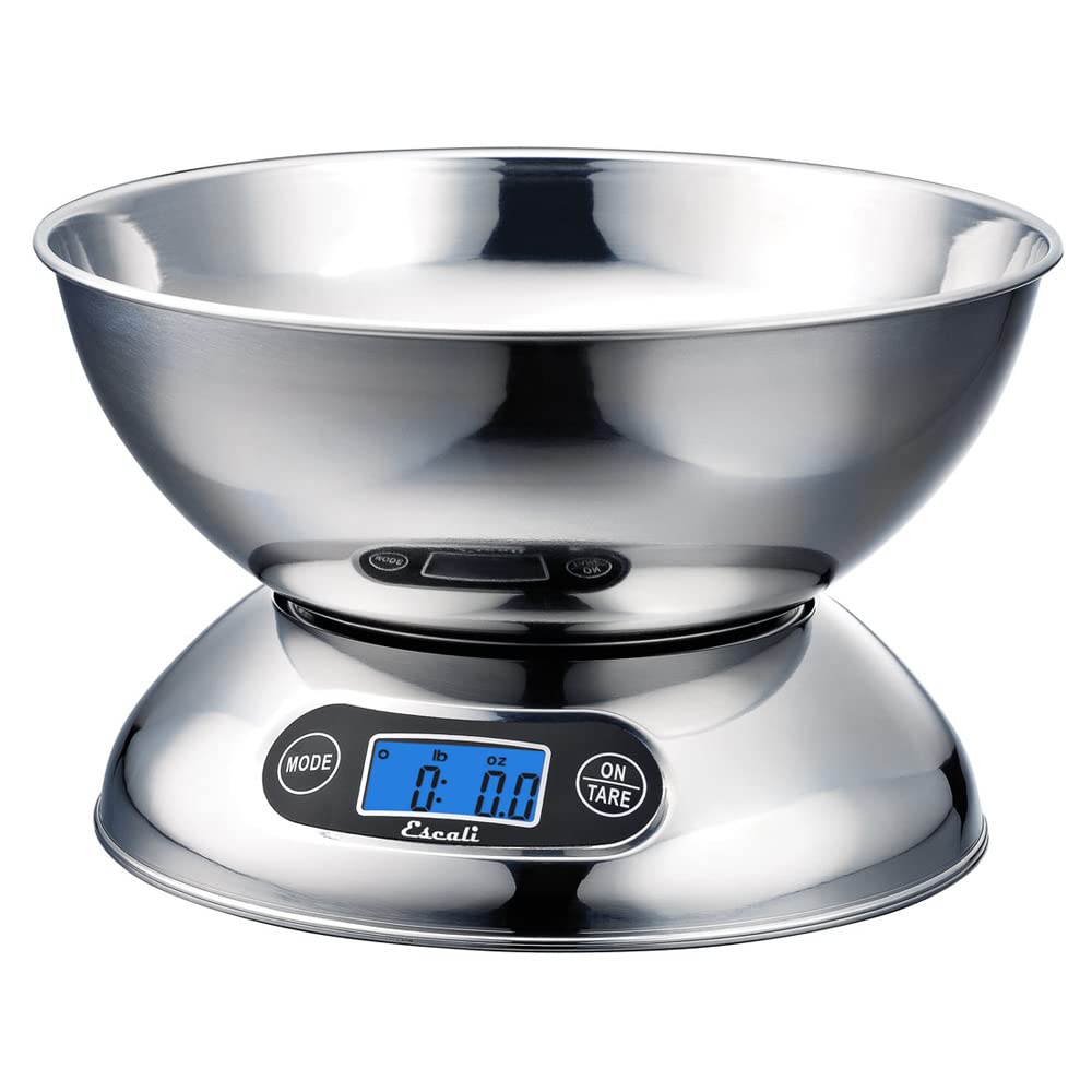 Escali R115 Digital 2-Quart Stainless Steel Scale