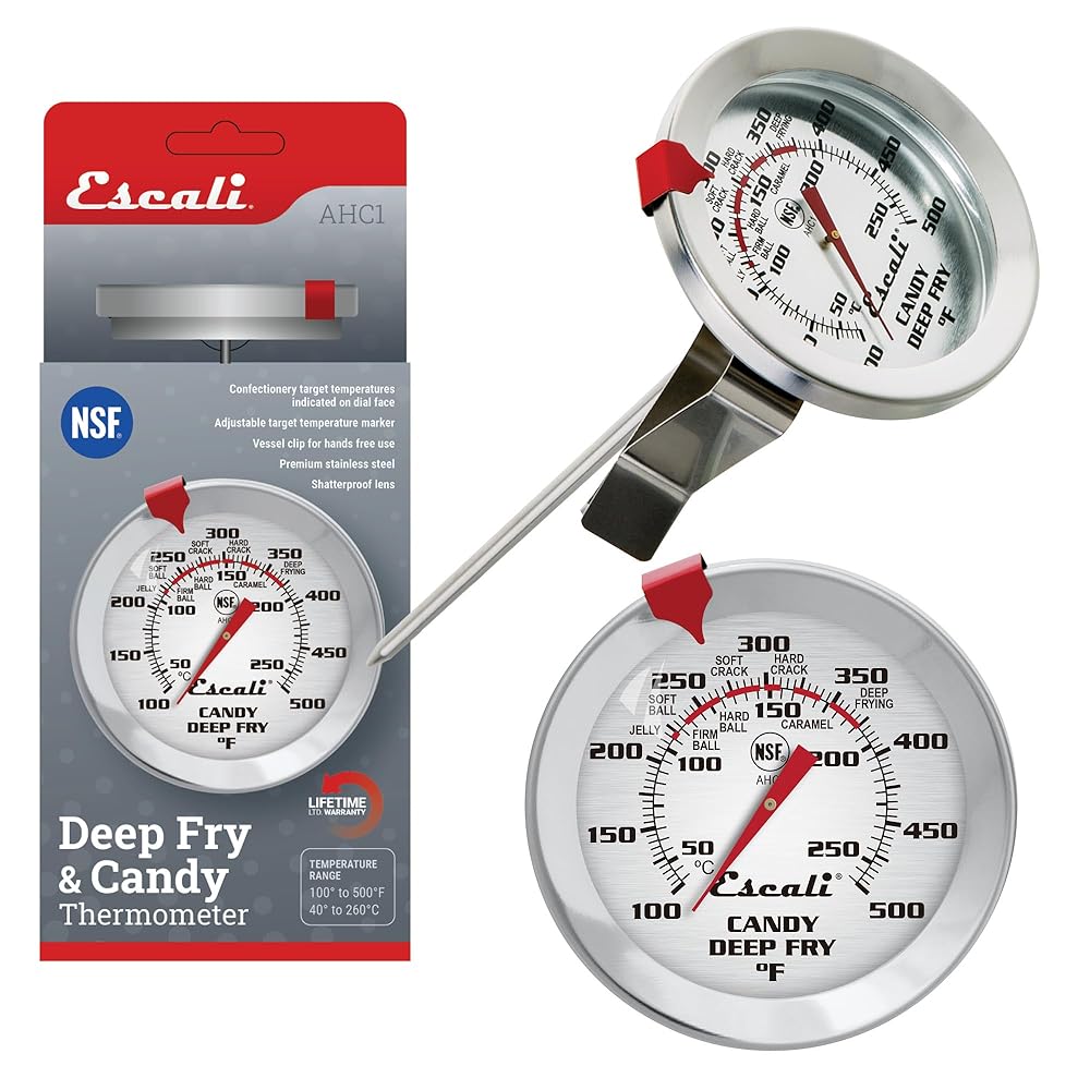 Escali AHC1 NSF-Listed Thermometer, Silver